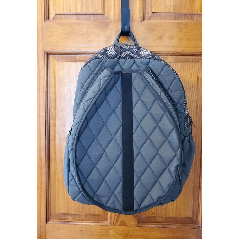 Quilted Women's Backpack - Black